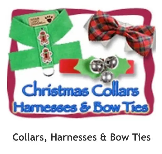 Christmas Collars Harnesses & Bow Ties