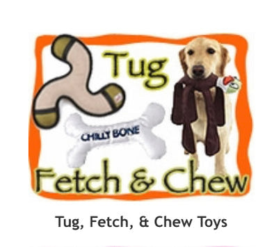 Tug Fetch & Chew Toys