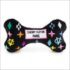 Black Monogram Chewy Vuiton Bone By Haute Diggity Dog - Dog 