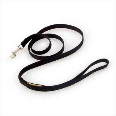 Black Solid Leash - Pet Leashes