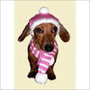 Bubblegum Pink Dog Hat/Scarf*