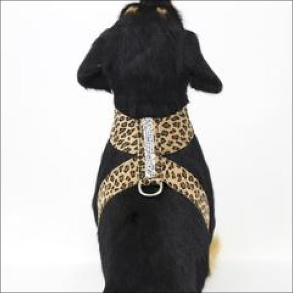 Cheetah Couture Crystal Rocks Tinkie Harness - Pet Collars &