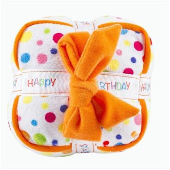 Happy Birthday Gift Box Dog Toy