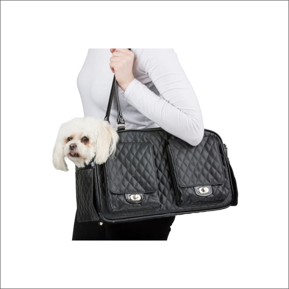 Marlee - Black Quilted - Totes & Bags