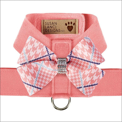 Peaches N’ Cream Glen Houndstooth Nouveau Bow Tinkie Harness