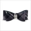 Scotty Single Giltmore Hair Bow - Charcoal Plaid / Teenie 