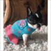 Turquoise/Pink Polka Dot Party Dog Dress*