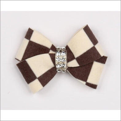 Windsor Check Single Nouveau Hair Bow - X-Small / Nouveau 